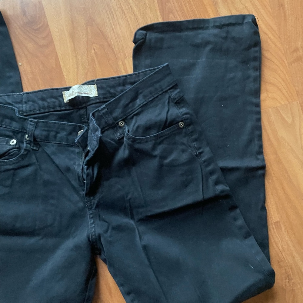 L.E.I. black very slight bootcut jeans - Picture 7 of 7